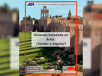Herencia vender o alquilar, en Ávila