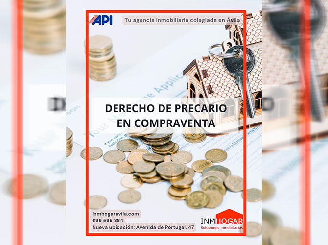 Derecho precario para compraventa