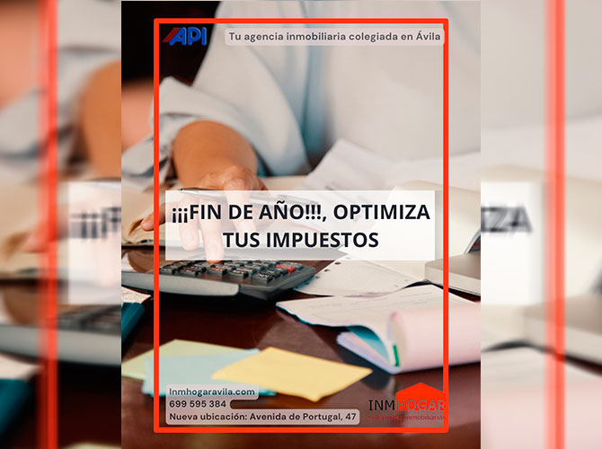 OPTIMIZA TUS IMPUESTOS