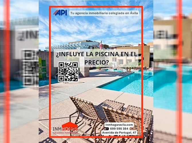 ¿INFLUYE LA PISCINA EN EL PRECIO?